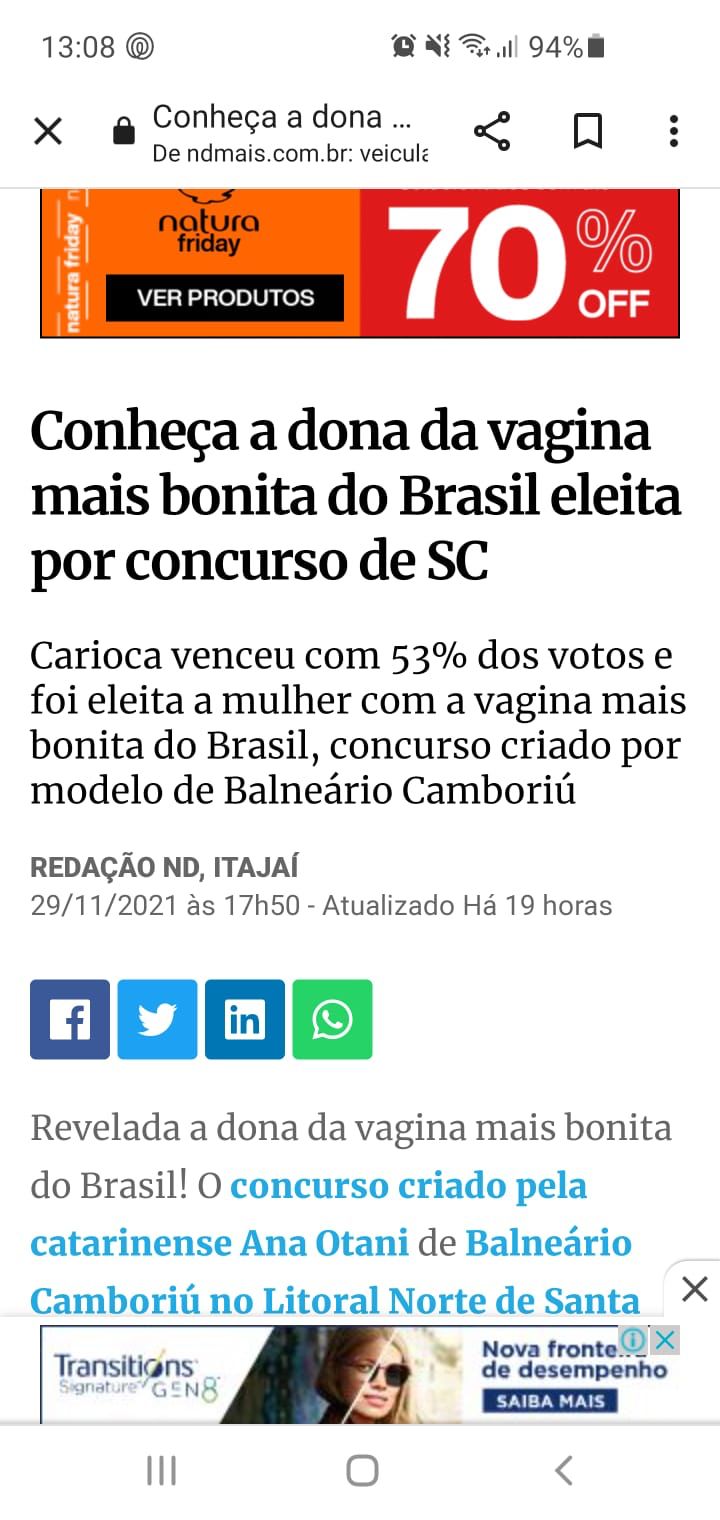 Carioca foi eleita dona da vagina mais bonita do brasil