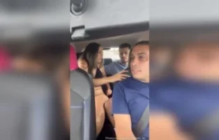 Stheffany Brito transando sem roupa dentro do Uber